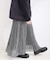 シアーラメチェックプリーツスカート
