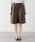 【TORRAZZO DONNA/トラッゾドンナ】Faux Leather Short Pants：ショートパンツ