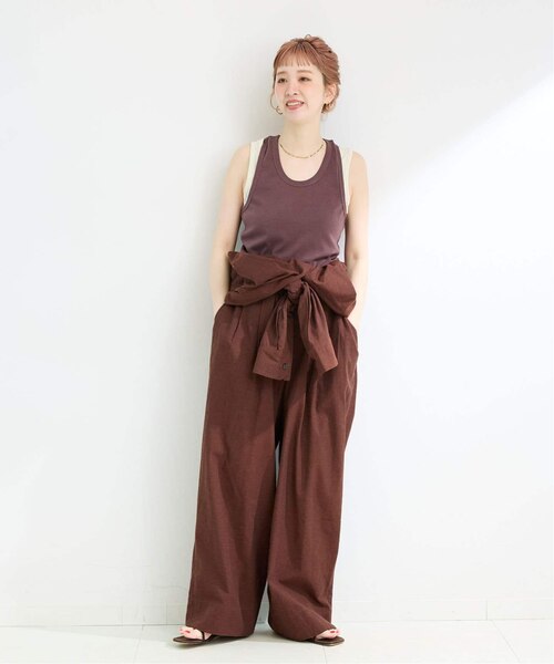 【新品】B.C STOCK【Deux Allures】シャンブレーオールインワン Deux Allures/ドゥ アリュール】シャンブレーオールインワン｜ベーセー