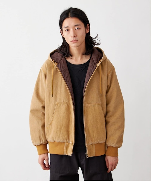 【PLANET OF EARTH】 ピグメントダックフードブルゾン