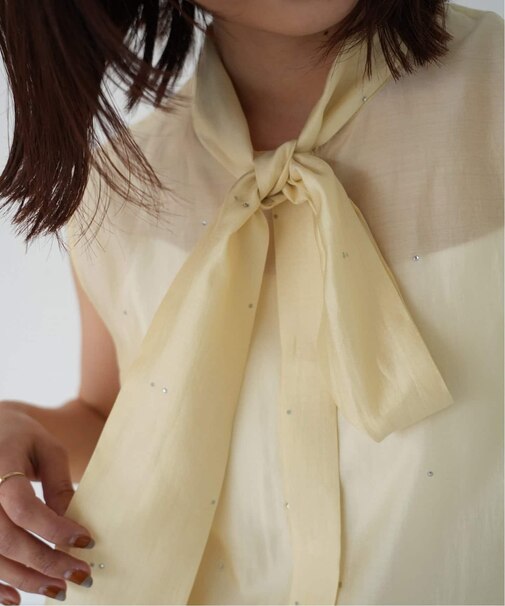 《WEB/一部店舗限定》ribbon ボウタイブラウス