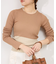 ラメシアーリブニット