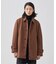WOOLICK ウインドシャットショートステンカラーコート
