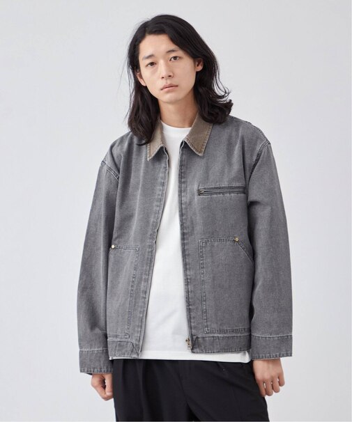 《追加》【PLANET OF EARTH】ピグメント加工 ダックショートブルゾン