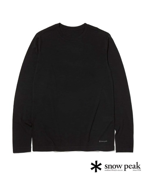 SNOWPEAK / スノーピーク Merino Wool Long Sleeve T-Shirt SW-24AU015