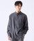 TOP FLANNEL バンドカラーシャツ