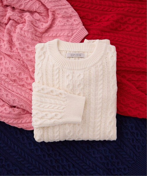 trader bay フィッシャーマンセーター コットンセーター 肉厚 XL 白 Carraig Donn フィッシャーマンセーター MADE IN IRELAND 表記M - 古着