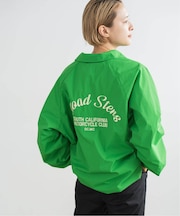 ロゴ刺繍コーチジャケット