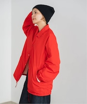 ロゴ刺繍コーチジャケット