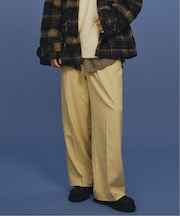 起毛ツイルカラースラックス