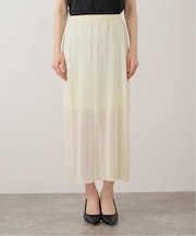 シアーニットスカート