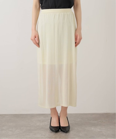 シアーニットスカート