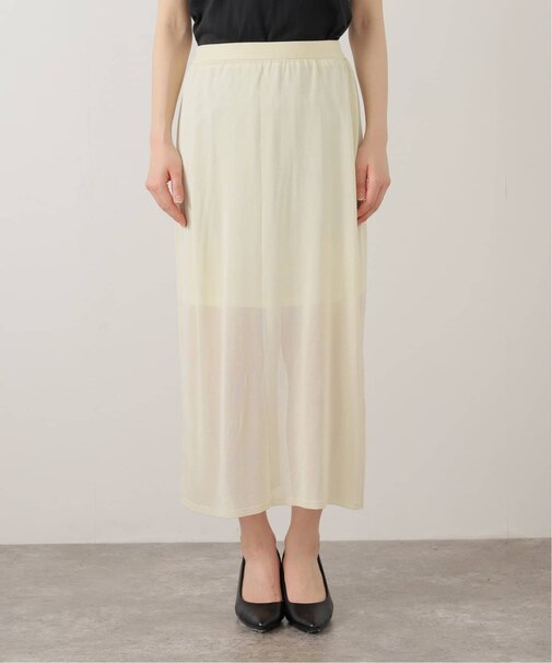 シアーニットスカート