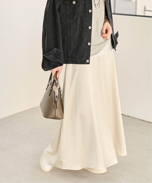 satin glace スカート