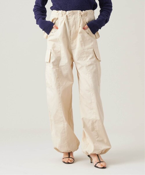 IENA LA BOUCLE バックサテン カーゴパンツ 2021SS IENA LA BOUCLE バックサテン カーゴパンツ イエナ