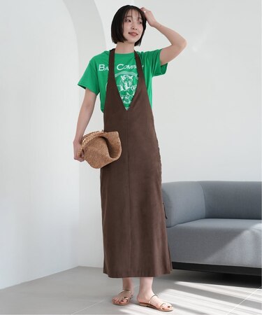 《WEB/一部店舗限定》SAKOMIYAフェイクスウェードワンピース