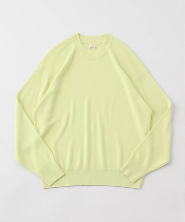 E. シルク/ウール/カシミヤ ミックス モックネックニット