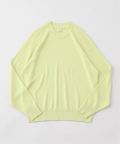 E. シルク/ウール/カシミヤ ミックス モックネックニット