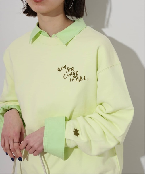 【Lar×relume】 刺繍スウェット
