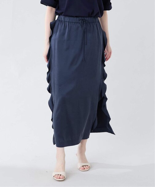 シルクラッフルスカート