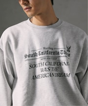 NATION BRANKS ”South California Times” プリントスウェット