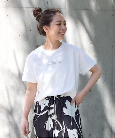 ウォッシャブル / ワンポイント刺繍TEE