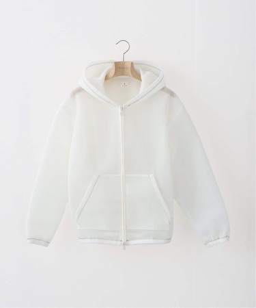 E. Sheer Material Hoodie