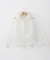 E. Sheer Material Hoodie