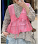 【Anaak/アナーク】 SLEEVELESS RUFFLE TOP