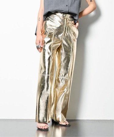 METALLIC STRAIGHT パンツ