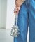 ラメメッシュニット巾着