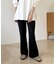 コットンPLソウバリフレアパンツ
