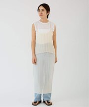 【Loro/ローロ】Sheer WideRib Dress Set ドレスセット
