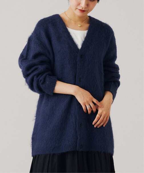 CRH モヘヤMIX カラーカーディガン