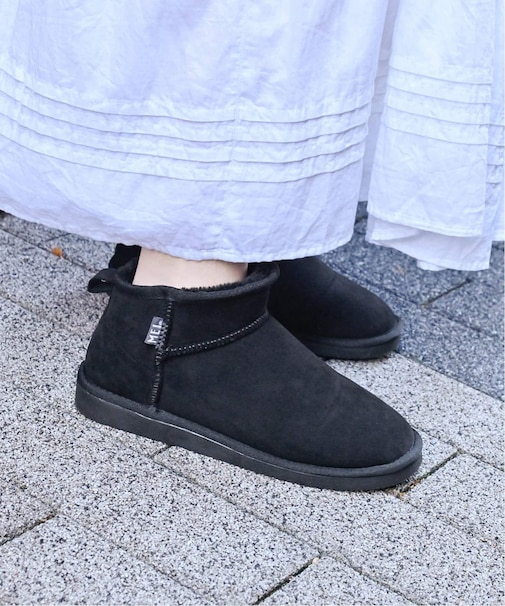 【MEI / メイ】 フェイクムートンブーツ