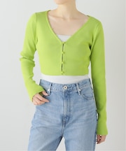 ループショートカーディガン