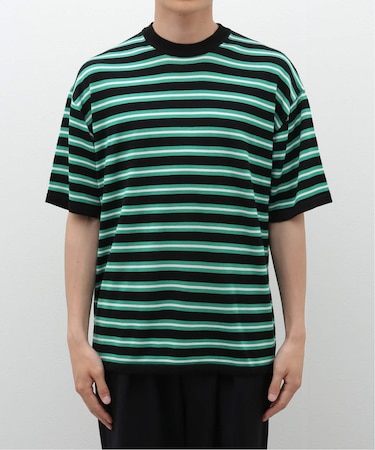 マルチ ボーダー ニット Tシャツ