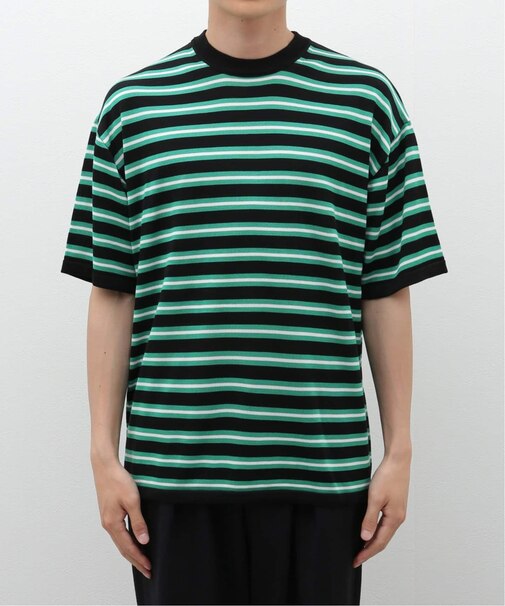 マルチ ボーダー ニット Tシャツ