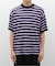 マルチ ボーダー ニット Tシャツ