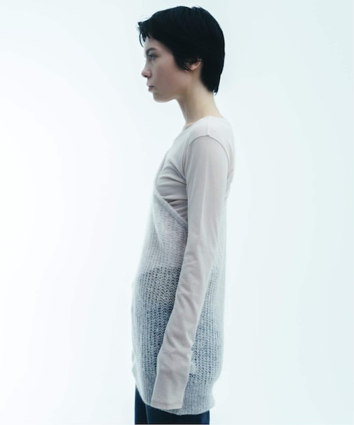 sheer cut トップス