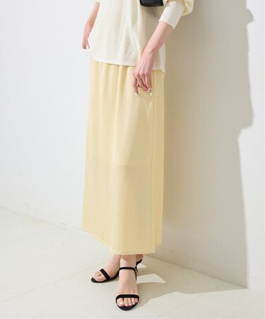 サテン楊柳スカート