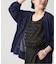 Linen knit topper カーディガン