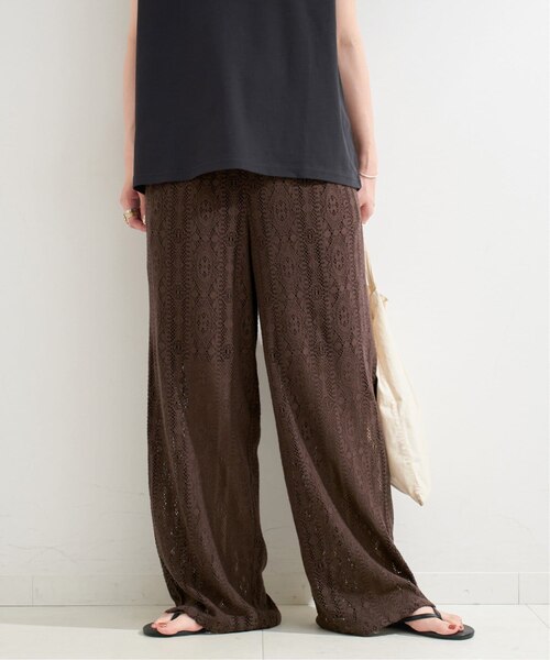 ☆sale☆ bless パンツ（15ss） 手洗い可 / コットンレースパンツ｜ベーセーストックの