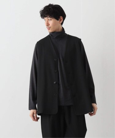 【LA BOUCLE / ラブークル】ロングベスト コードストライプ