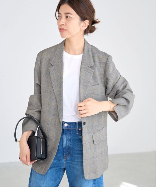 【未使用品】イザイア　グレンチェック　ジャケット48 未使用品】イザイア グレンチェック ジャケット48 2025年最新