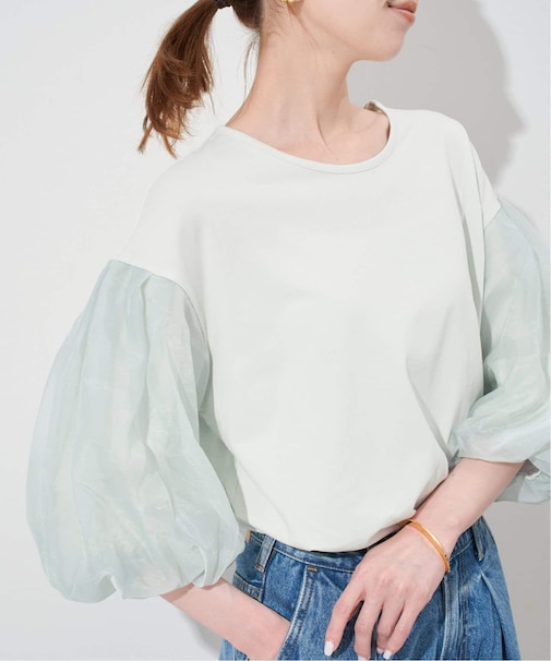 パフスリーブ Tシャツ