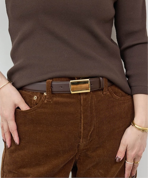 MAISON BOINET 15mmベルトin calf grainedキャメル MAISON BOINET 15mm