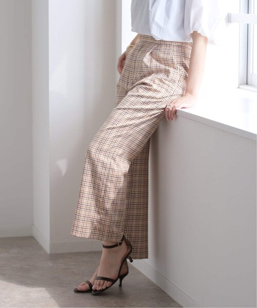 【週末セール】SUSURI チェックパンツ ダブルツイルチェックパンツ◇｜ベーセーストックのアウトレット通販