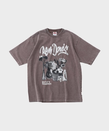 【BEN DAVIS / ベンデイビス】フラワー ベース ヴィンテージライクTシャツ