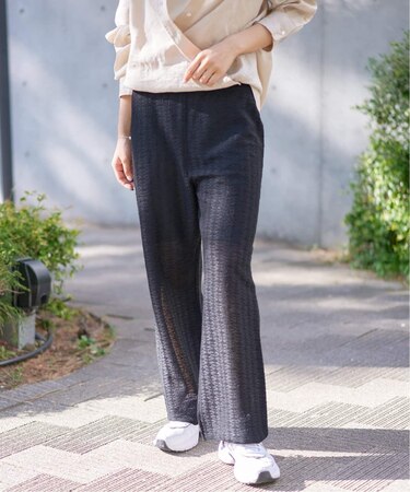 レース ジャガードパンツ